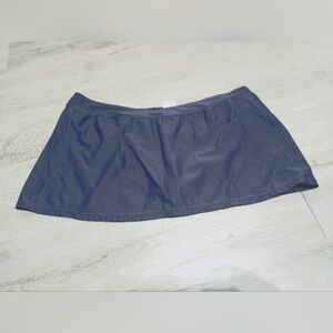 Captiva Sport Woman's Swim Skort Size Large Dark Gray